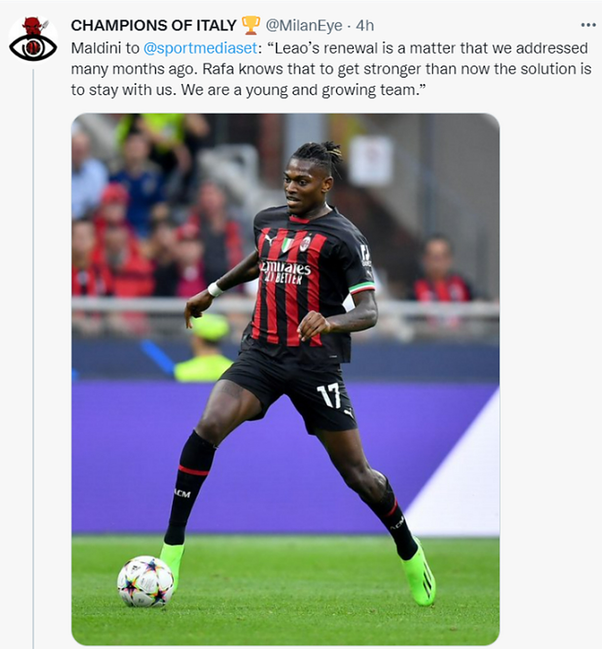 莱奥续约进展(葡萄牙莱奥个人资料)