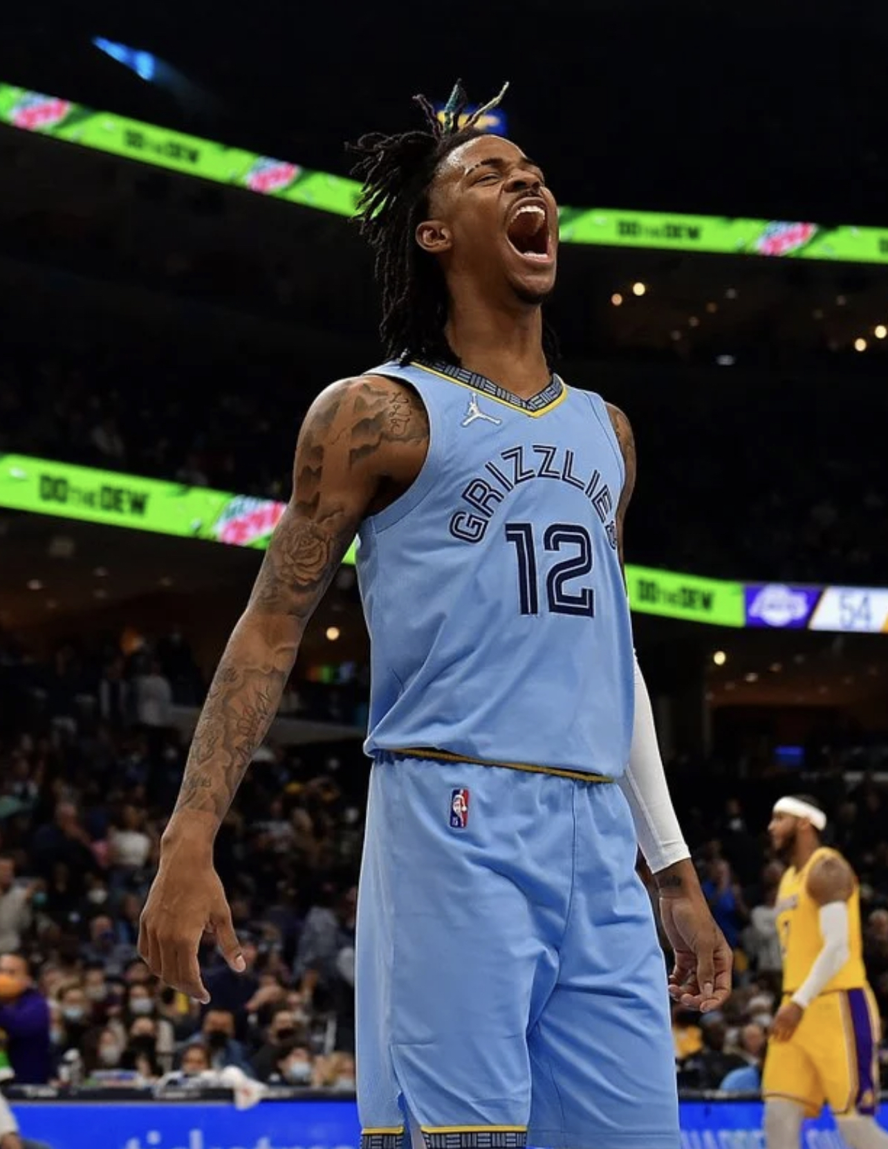 贾·莫兰特拉杆上篮(折叠上篮和拉杆上篮)